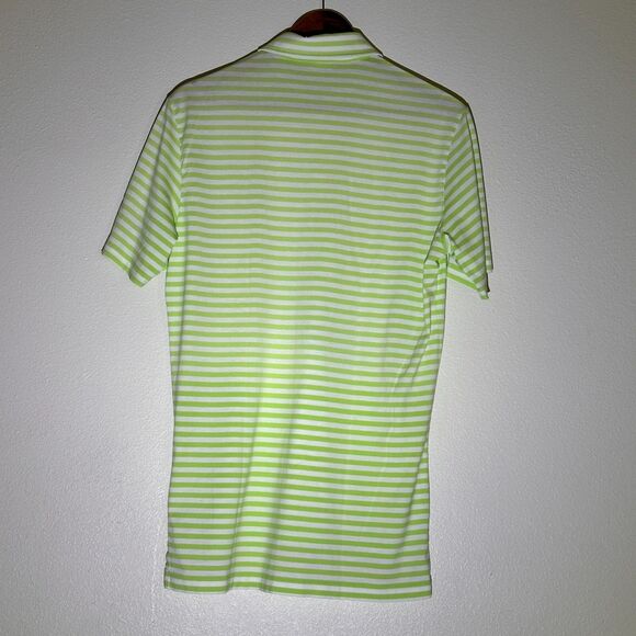Polo Ralph Lauren Men's Golf Shirt S Green Striped Button Short Sleeve Semiahmoo - Picture 3 of 8